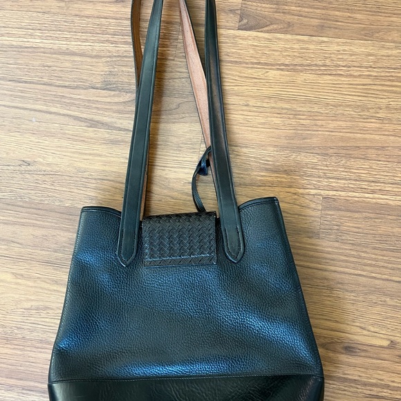 Brighton Black Leather Tote with Iconic Heart Charm - Picture 5 of 8